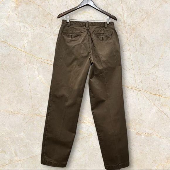 Lands’ End Canvas 1963 Men Pants - Brown Relaxed Fit Straight (EUC,Size 31x32) - Picture 4 of 13